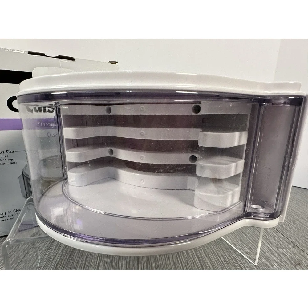 CUISINART Disc Storage HOLDER -Holds Three 7, 9, 11,14 Cup Food Processor DLC-DH